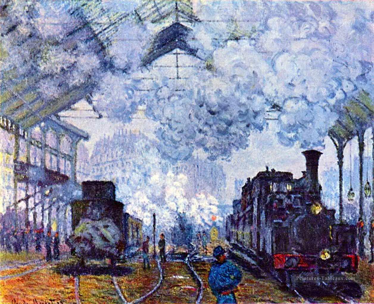 Station Monet St Lazare Paris Peintures à l'huile